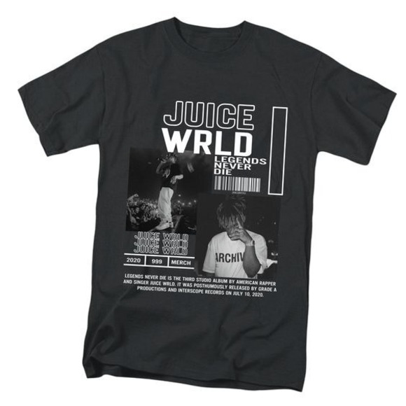 Juice Wrld Shirt, Rap Graphic Retro Shirt, Rapper T-Shirt - Picture 1 of 4
